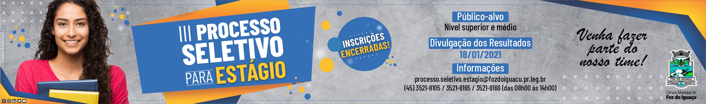 Inscrições encerradas 2
