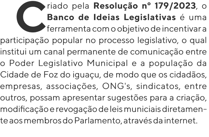 texto banco de ideias