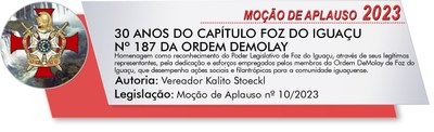 30 ANOS DO CAPÍTULO FOZ DO IGUAÇU  Nº 187 DA ORDEM DEMOLAY