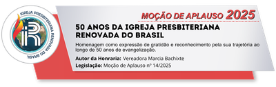 50 ANOS DA IGREJA PRESBITERIANA RENOVADA DO BRASIL