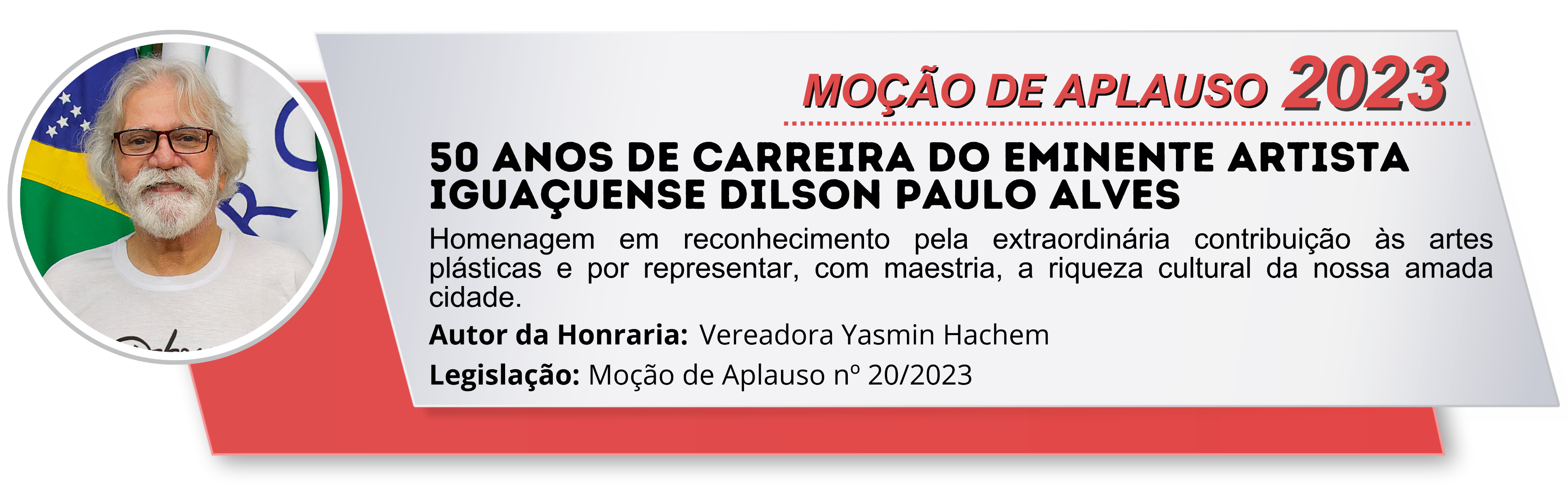 50 ANOS DE CARREIRA DO EMINENTE ARTISTA IGUAÇUENSE DILSON PAULO ALVES
