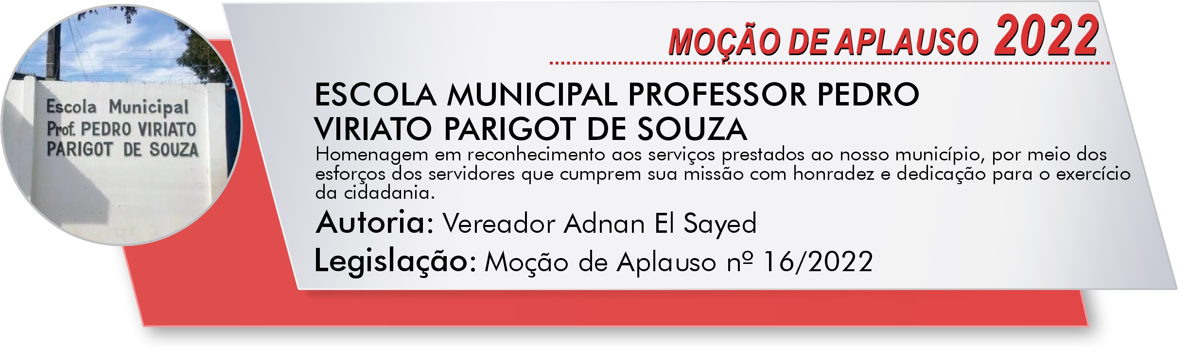 ESCOLA MUNICIPAL PROFESSOR PEDRO  VIRIATO PARIGOT DE SOUZA