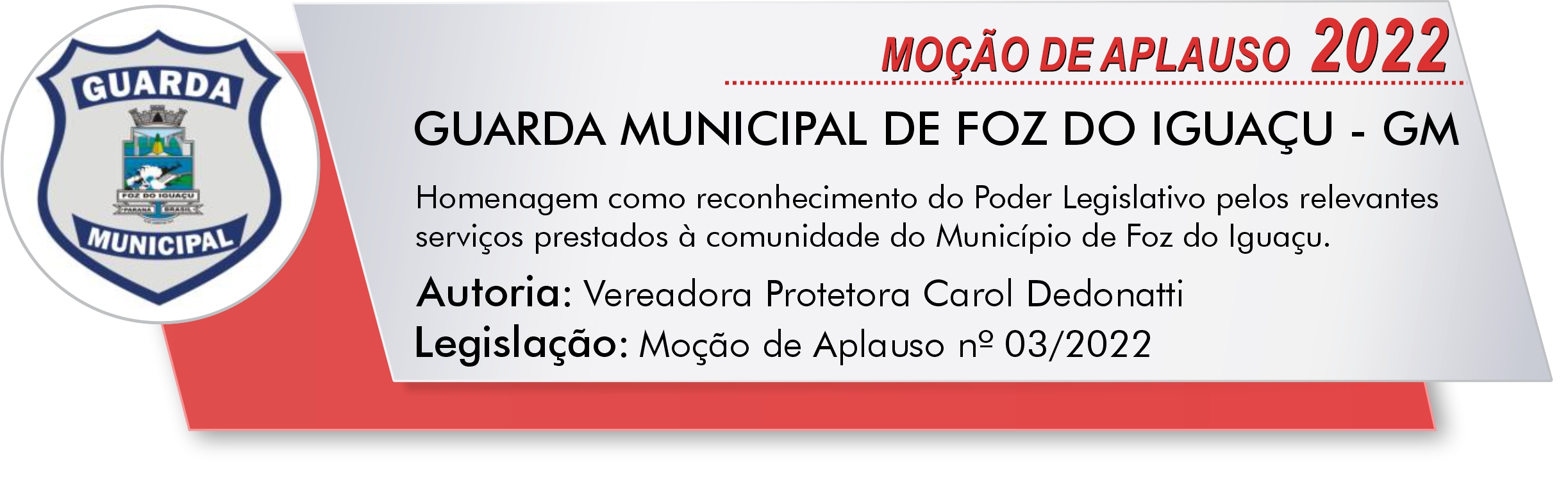 GUARDA MUNICIPAL DE FOZ DO IGUAÇU - GM