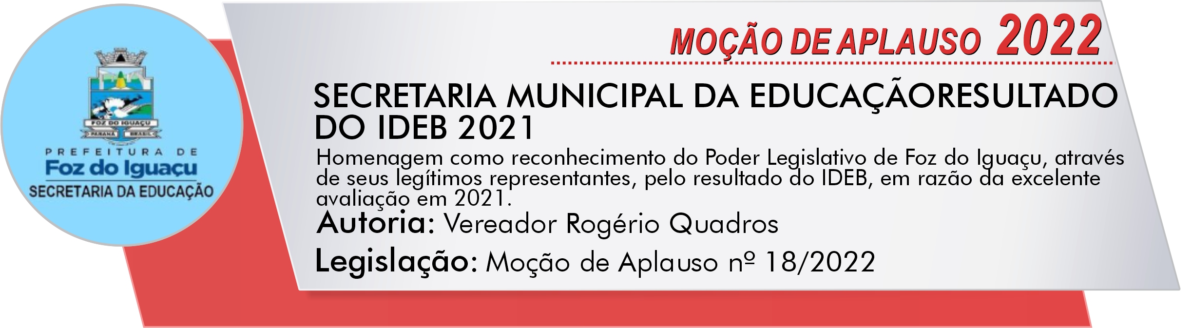 SECRETARIA MUNICIPAL DA EDUCAÇÃORESULTADO  DO IDEB 2021