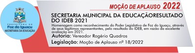 SECRETARIA MUNICIPAL DA EDUCAÇÃORESULTADO  DO IDEB 2021