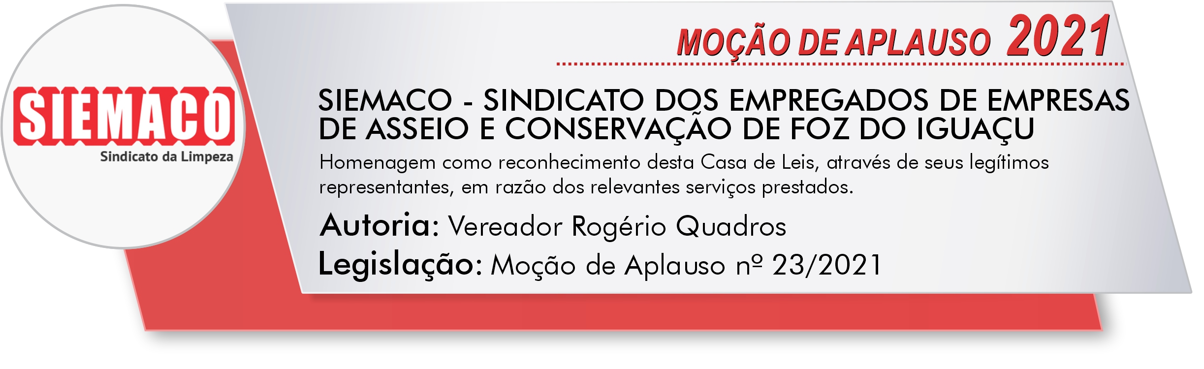 SIEMACO - SINDICATO DOS EMPREGADOS DE EMPRESAS DE ASSEO E CONSERVAÇÃO DE FOZ DO IGUAÇU