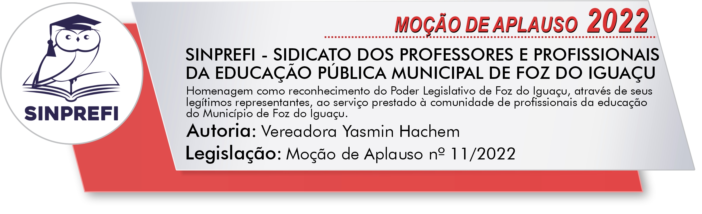 SINPREFI - SINDICATO DOS PROFISSIONAIS DA EDUCAÇÃO DA REDE PÚBLICA MUNICIPAL DE FOZ DO IGUAÇU