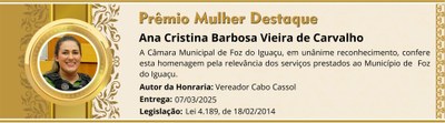 Ana Cristina Barbosa Vieira de Carvalho