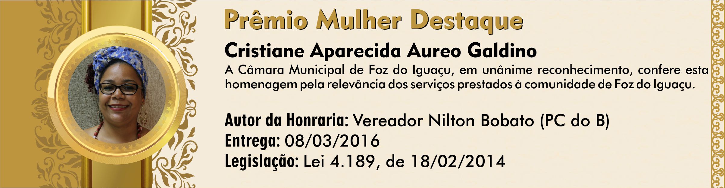 Cristiane Aparecida Aureo Galdino