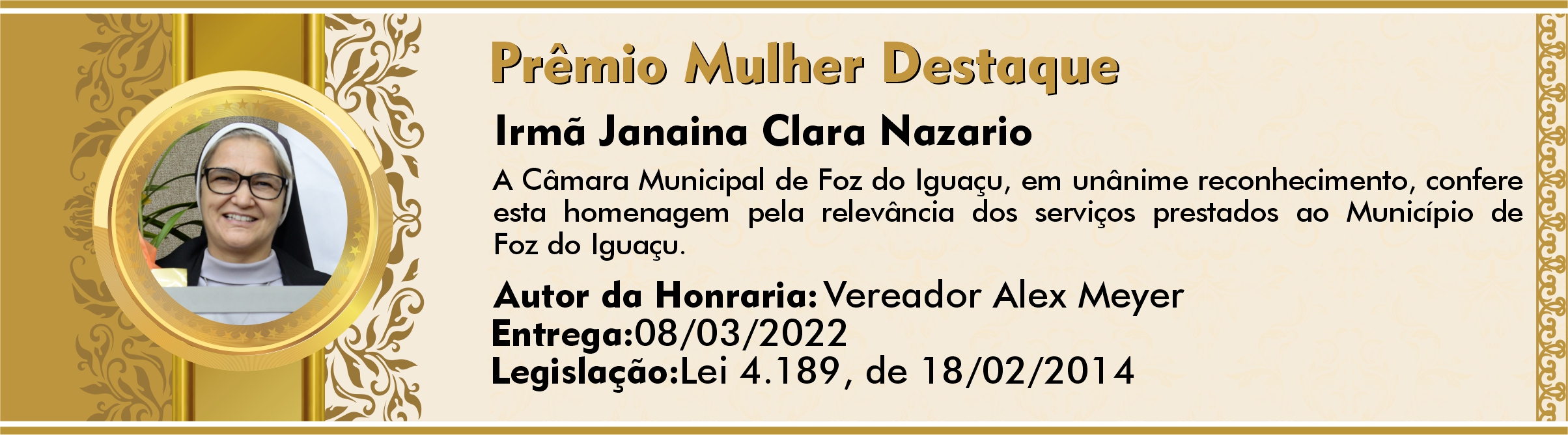Irmã Janaina Clara Nazario