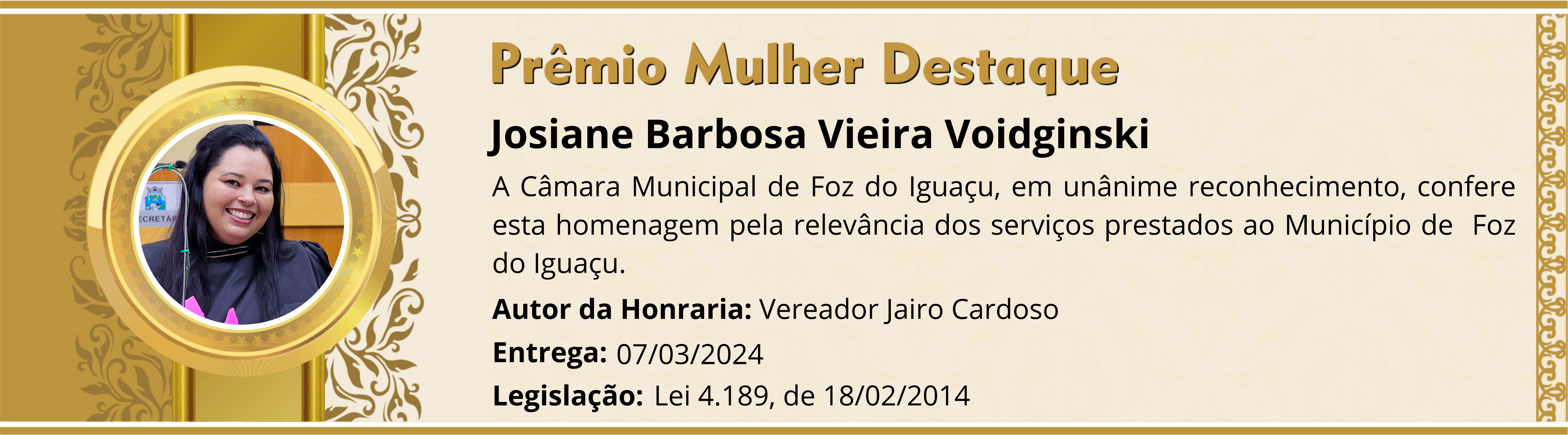 Josieane Barbosa Vieira Voidginski