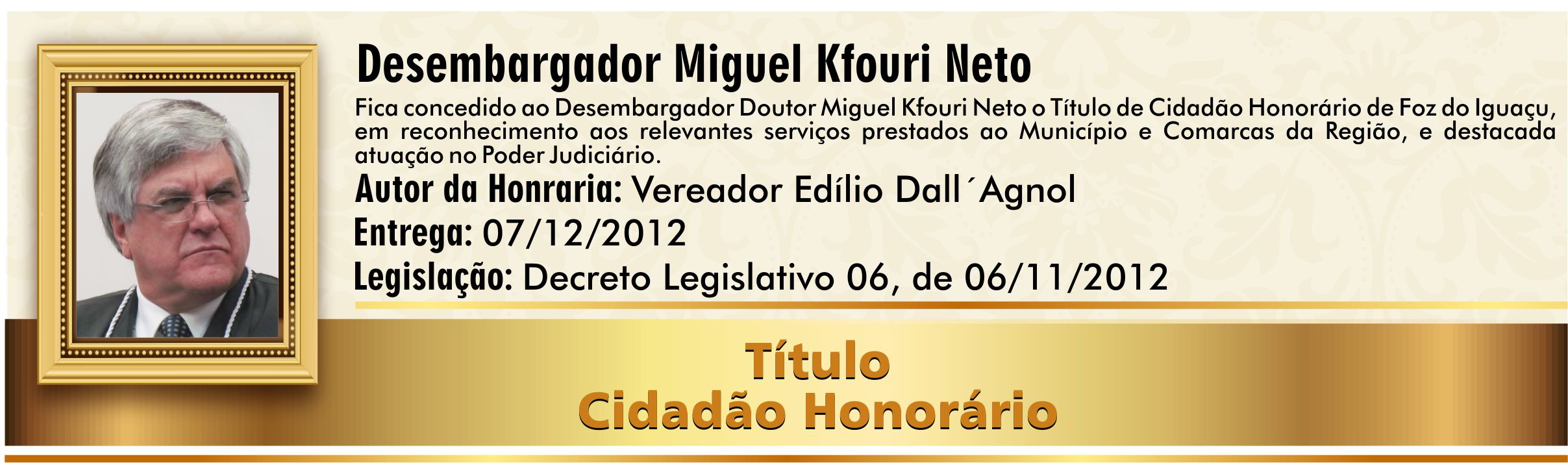 Desembargador Miguel Kfouri Neto