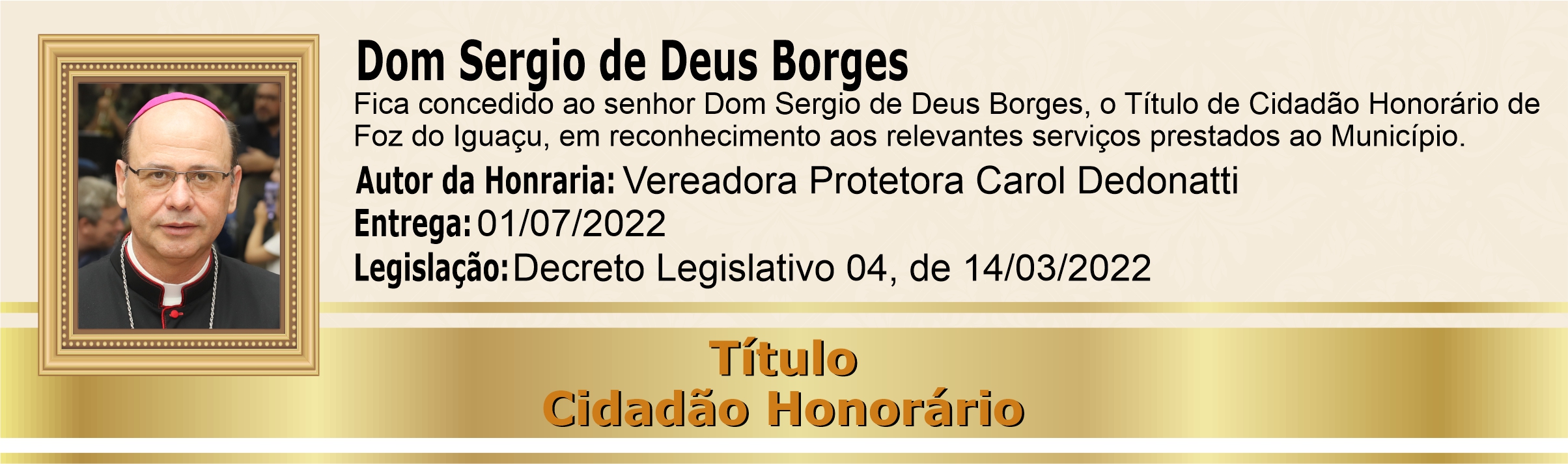 Dom Sergio de Deus Borges