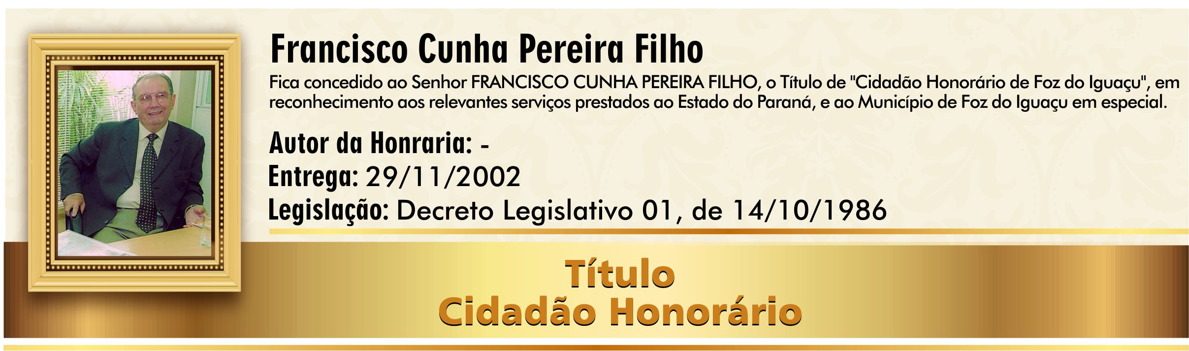 Francisco Cunha Pereira Filho
