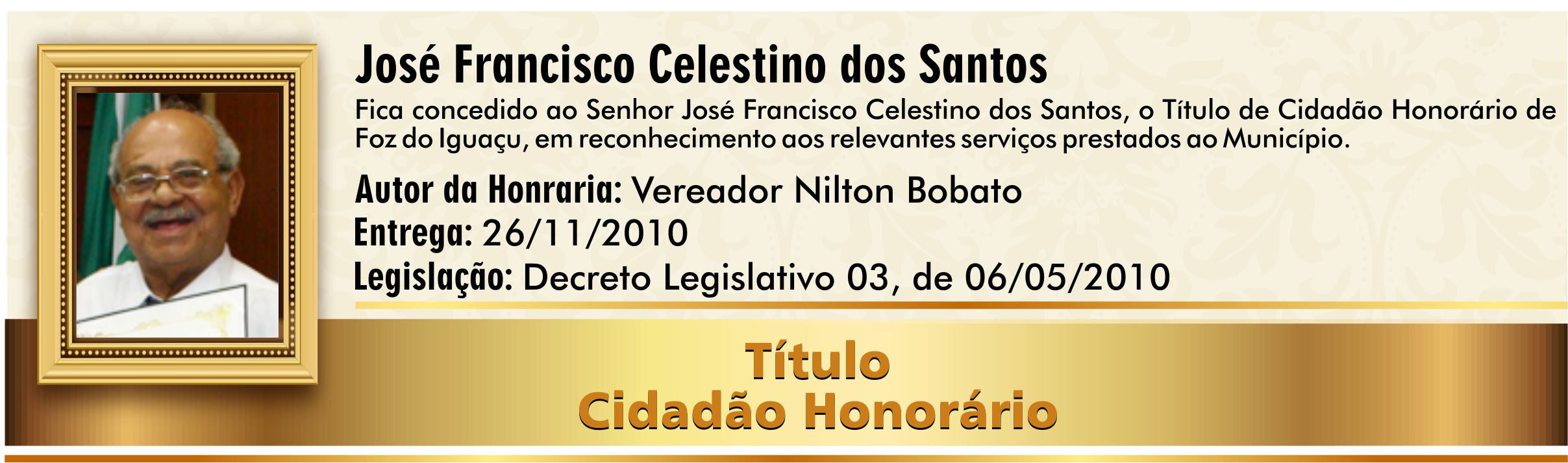 José Francisco Celestino dos Santos