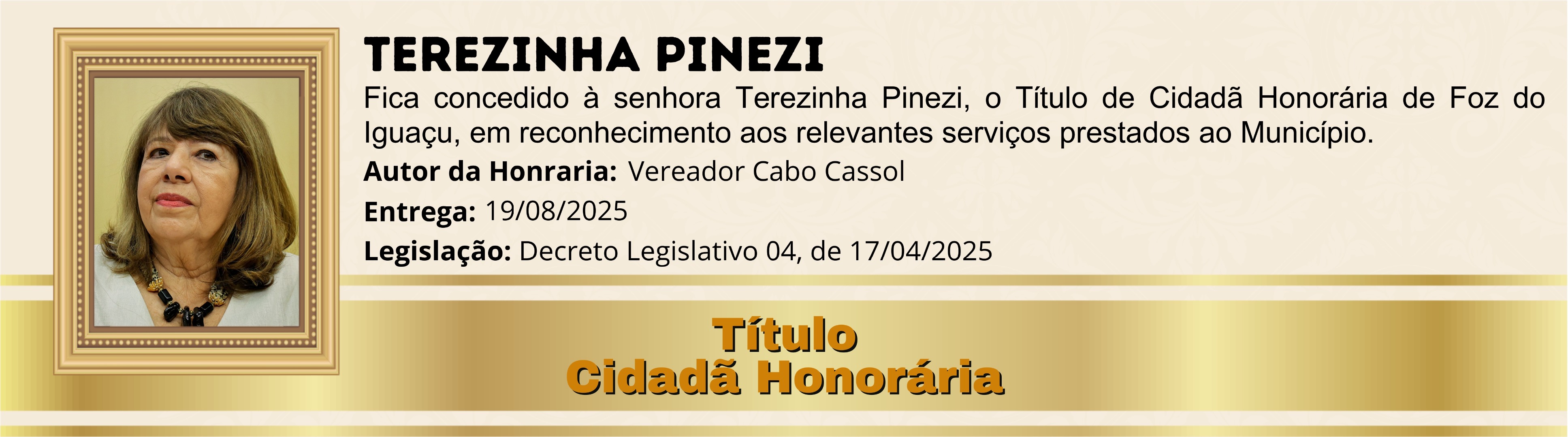 Terezinha Pinezi