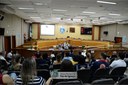 Prestação de contas da saúde pública de Foz do Iguaçu realizada no plenário da Câmara - setembro de 2019 - Foto: Diretoria de Comunicação CMFI - Maria Fernanda Setti