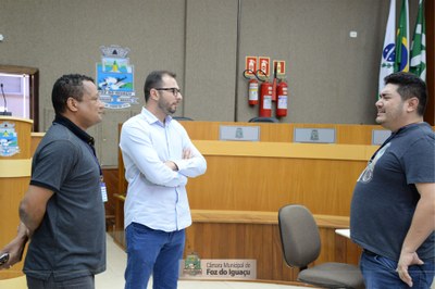 Câmara de Foz recebe visita do Presidente da Câmara de Ponta Grossa - 29-10