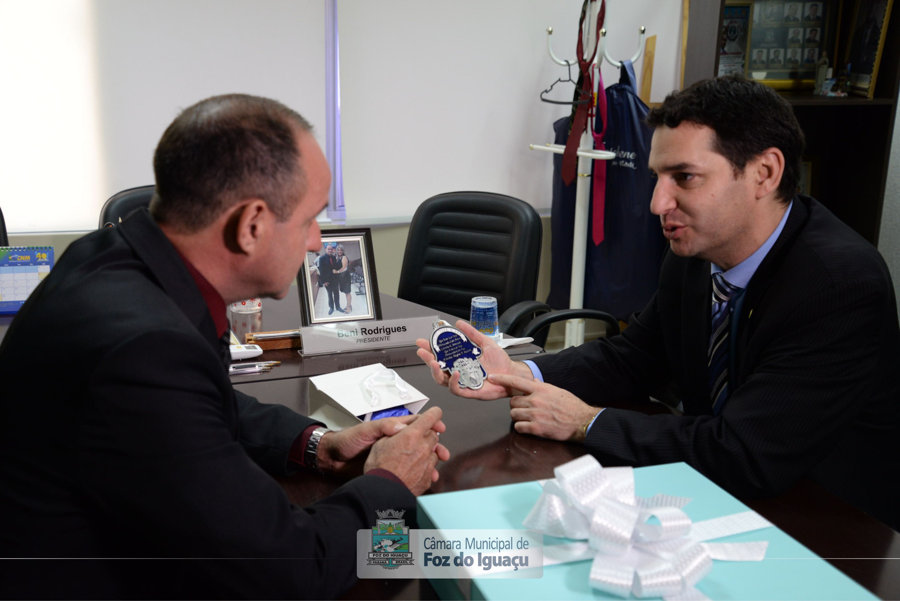 Cônsul de Israel em visita à Câmara Municipal de Foz do Iguaçu - 03/03/2020