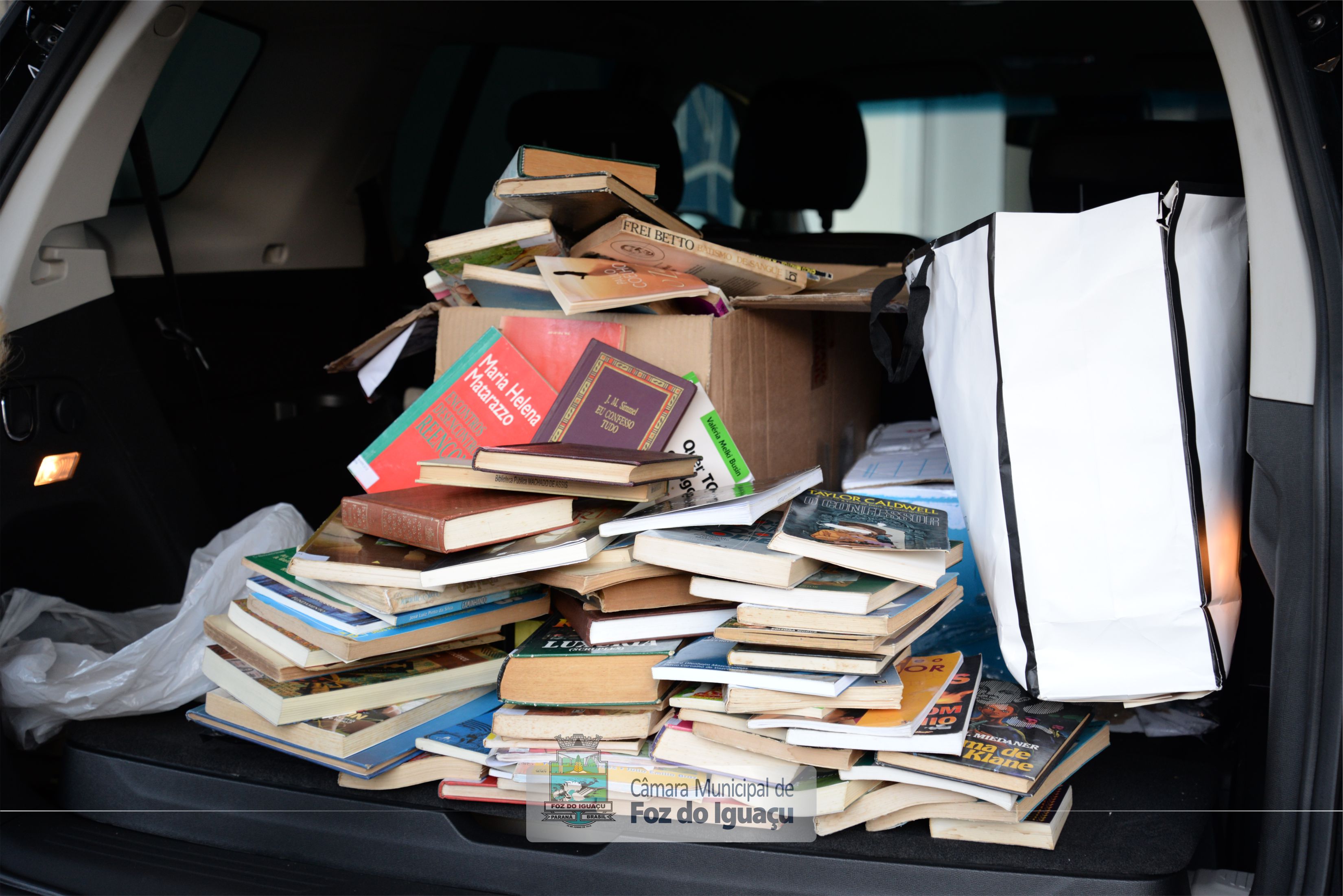 Doação de livros a Biblioteca Municipal - 04-07 (09)