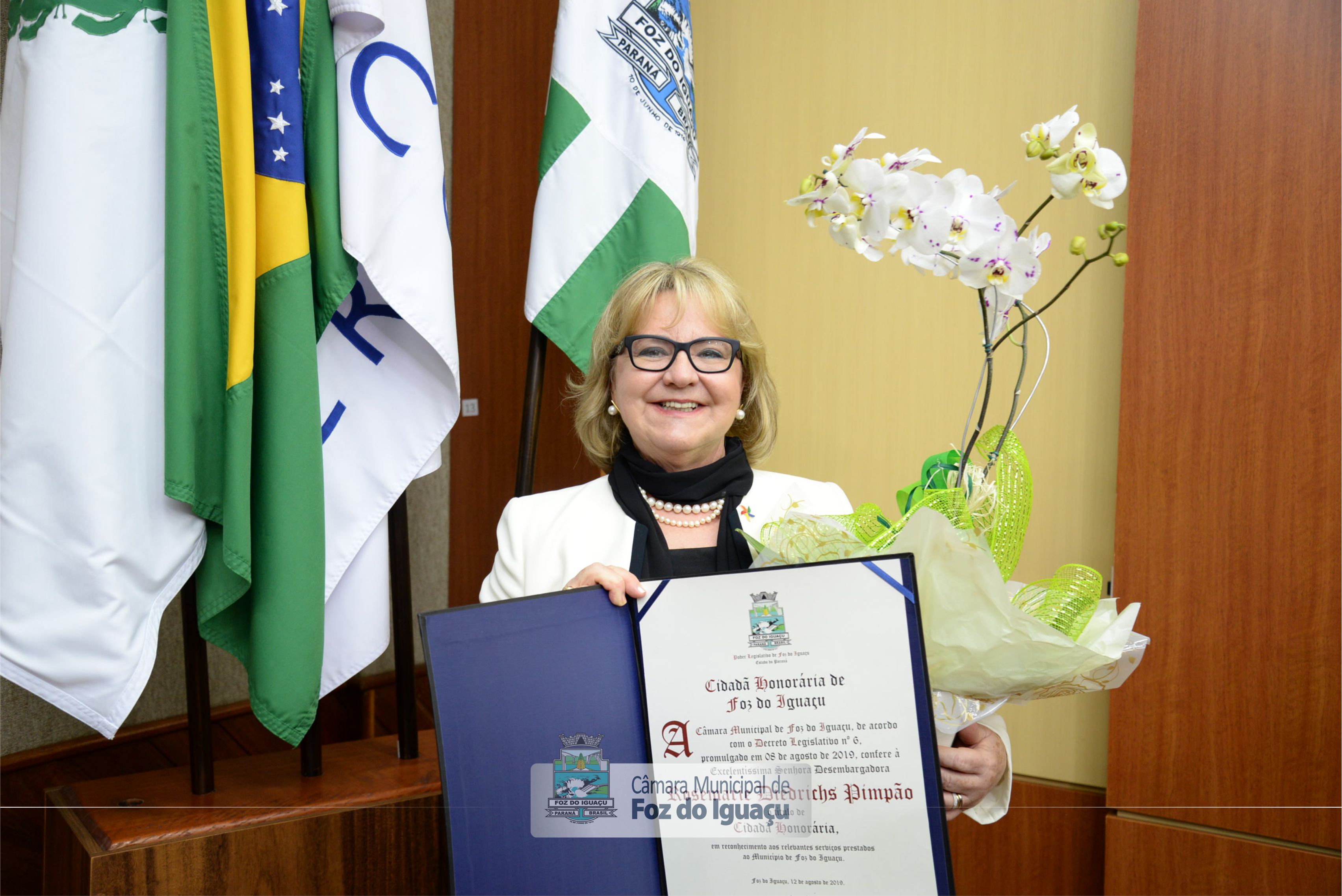 Entrega de Título de Cidadã Honorária a Desembargadora Rosemarie Diedrichs - 12-08 (10)
