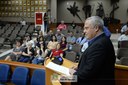 A homenagem foi de autoria do vereador Jeferson Brayner (REPUBLICANOS) e foi entregue no plenário do Legislativo nesta quarta-feira (18). 

Foto: Diretoria de Comunicação CMFI / Maria Fernanda Setti