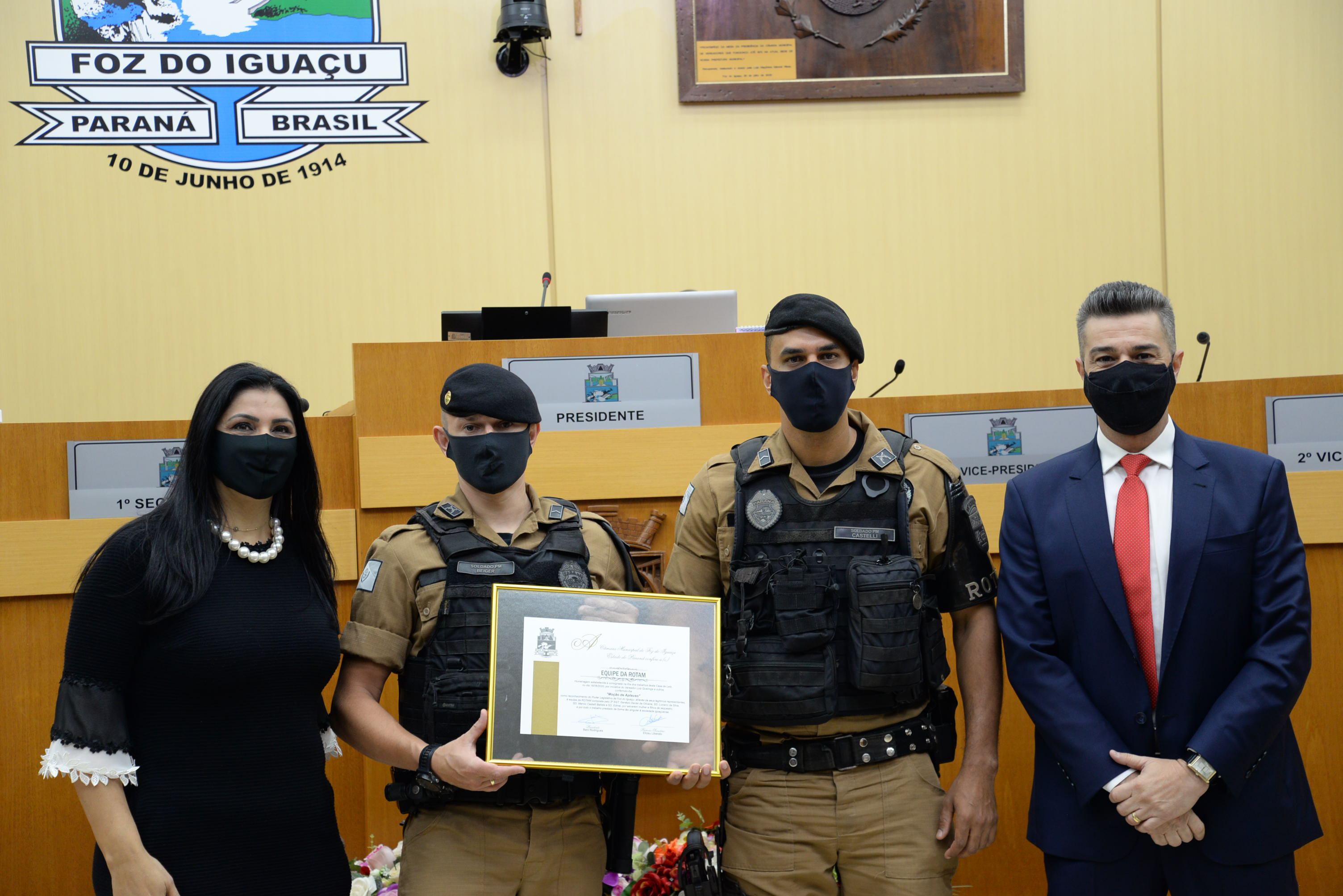 Moção de Aplauso nº 09/2020, dedicada à Equipe da ROTAM - 09/12/2020