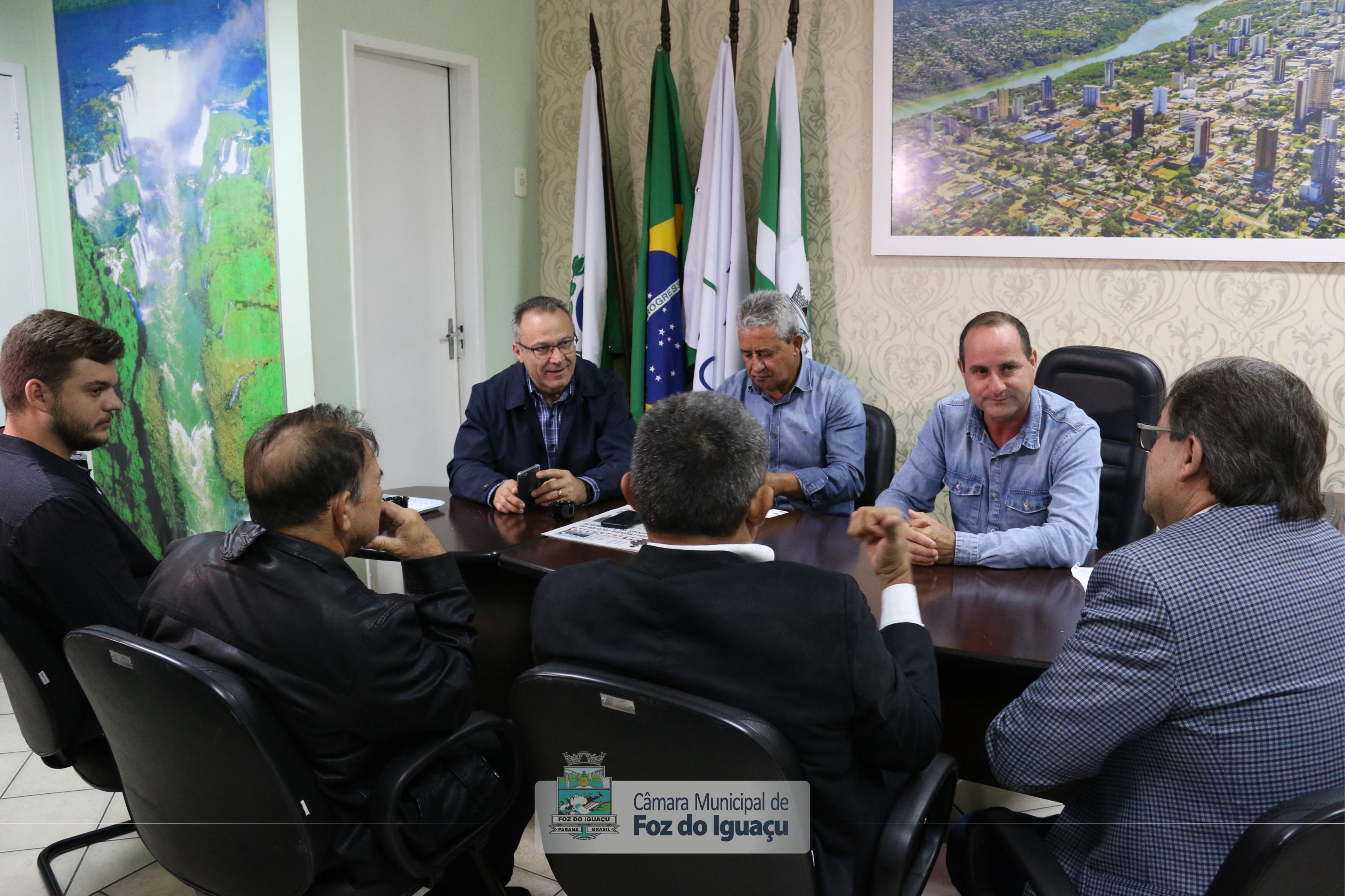 Prefeito de Pacajá (PA) visita a Câmara Municipal de Foz do Iguaçu