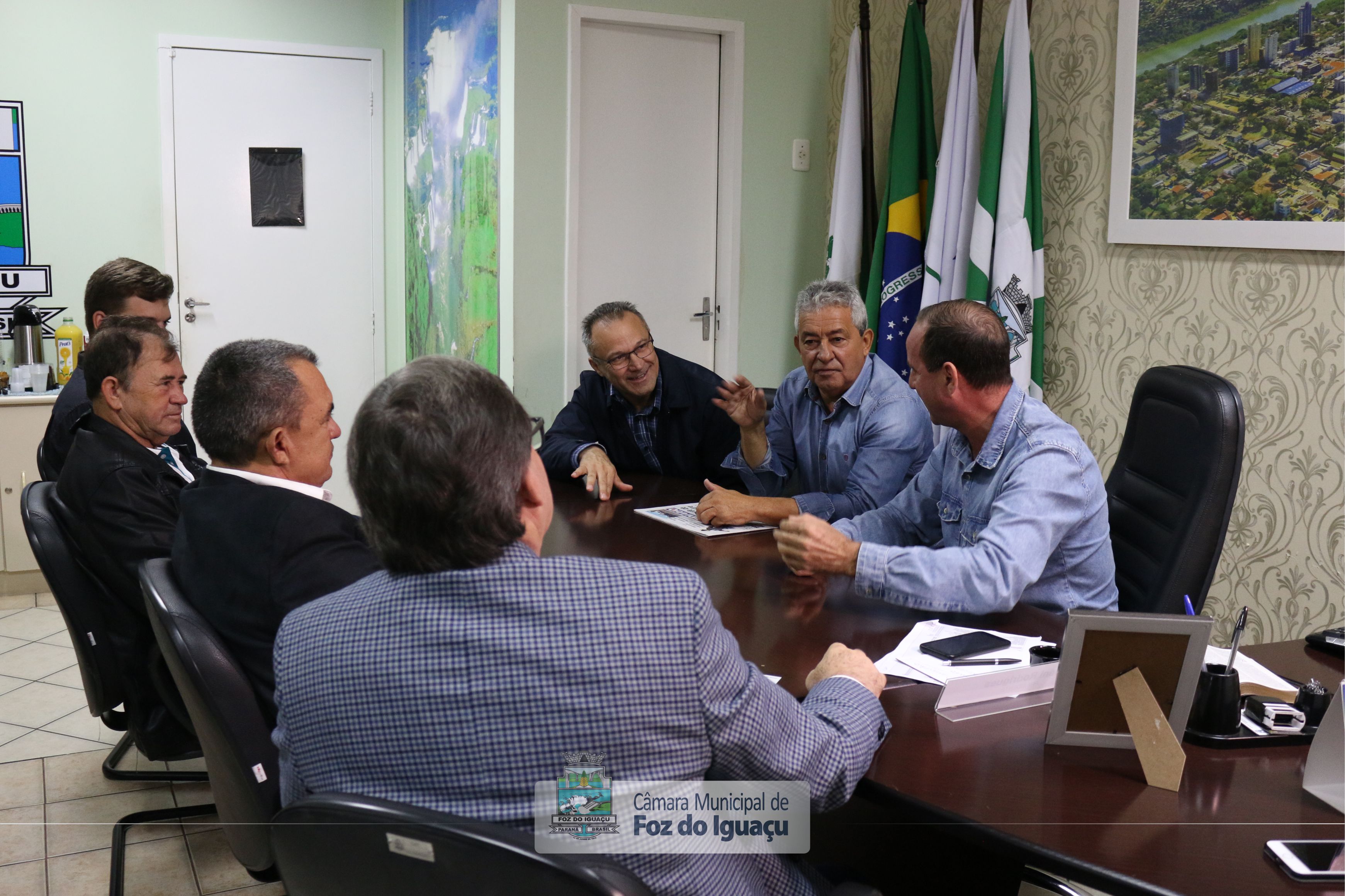 Prefeito de Pacajá (PA) visita a Câmara Municipal de Foz do Iguaçu
