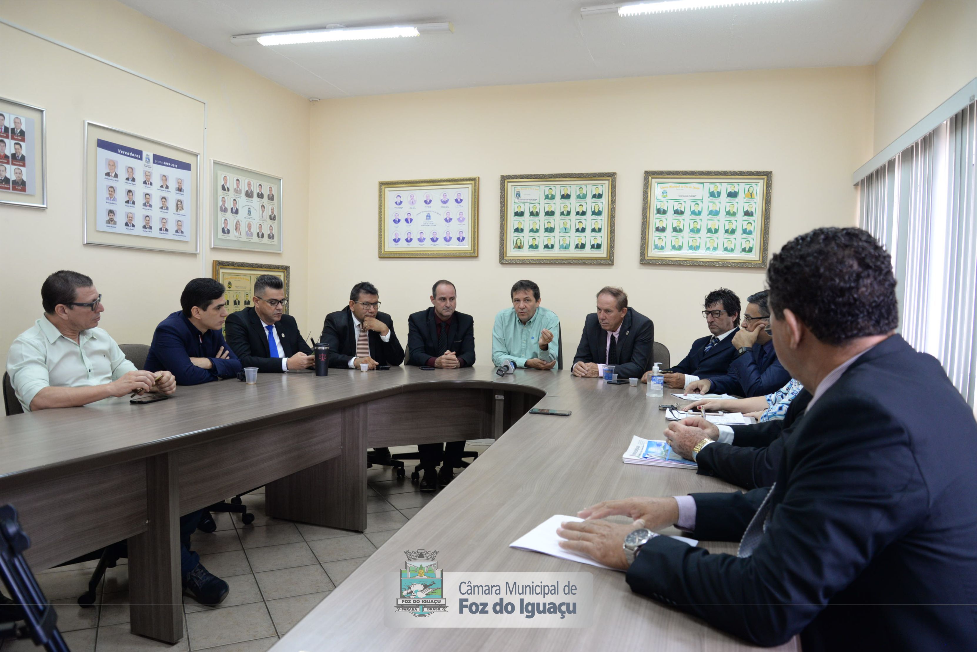 Reunião entre os Vereadores e o Prefeito Municipal, Chico Brasileiro - 16/03/2020