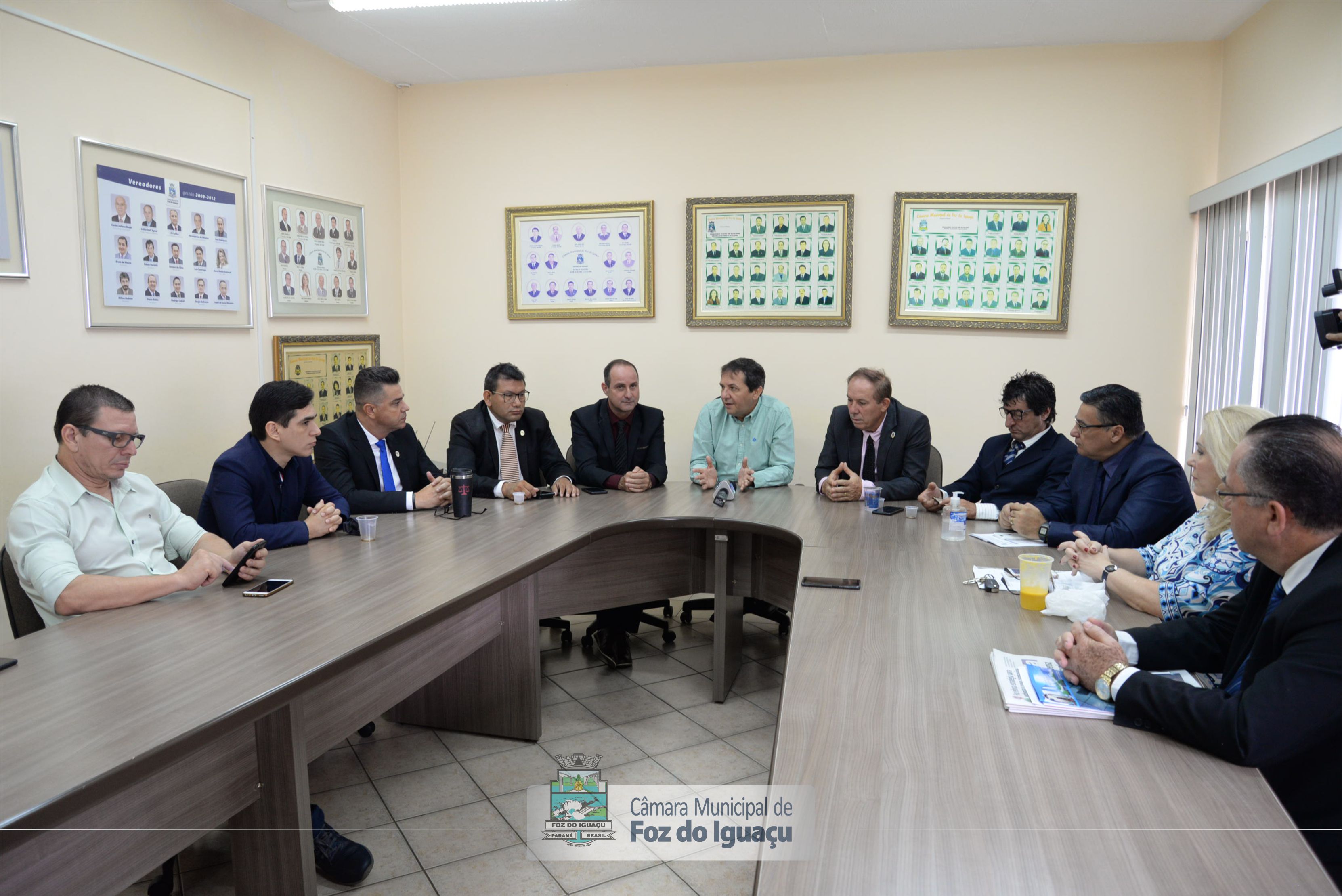Reunião entre os Vereadores e o Prefeito Municipal, Chico Brasileiro - 16/03/2020