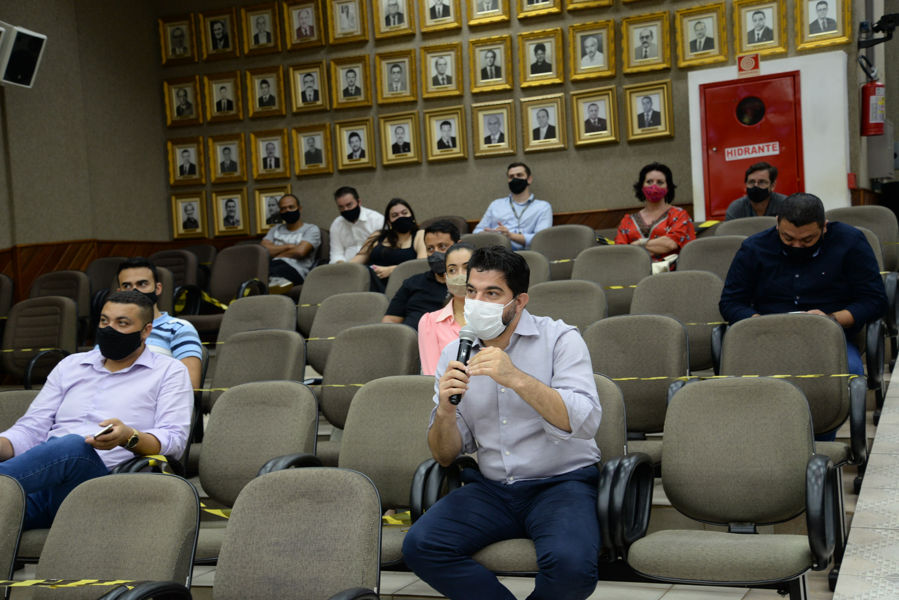 Reunião Vereadores, Prefeito e Secretário de Obras (03/02/21)