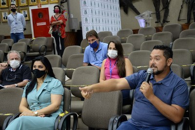 Reunião Vereadores, Prefeito e Secretário de Obras (03/02/21)