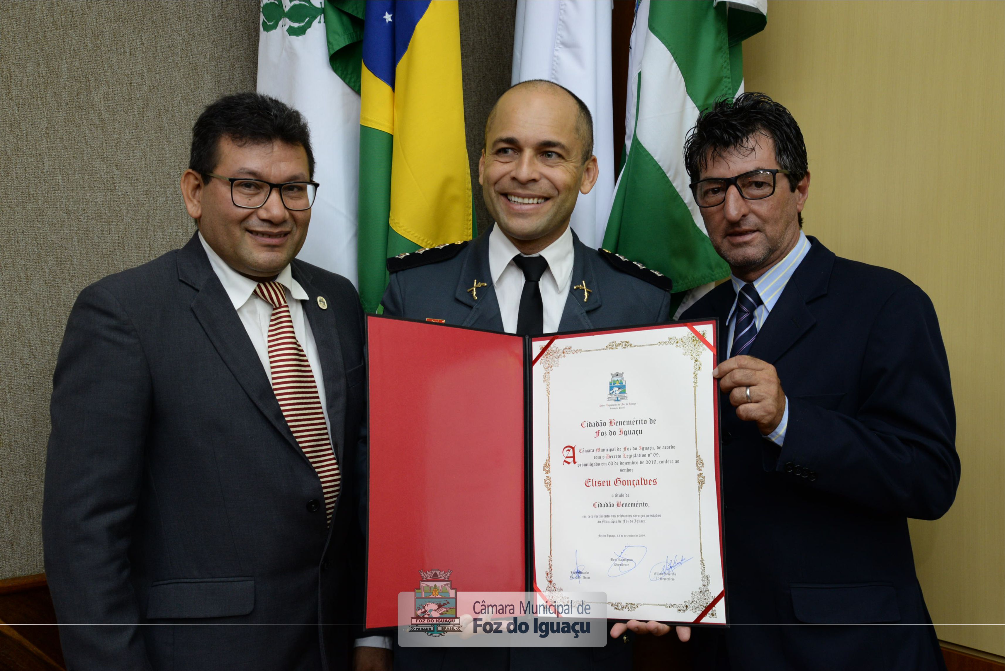 Título de Cidadão Benemérito ao Capitão Eliseu Gonçalves - 13-12-2019