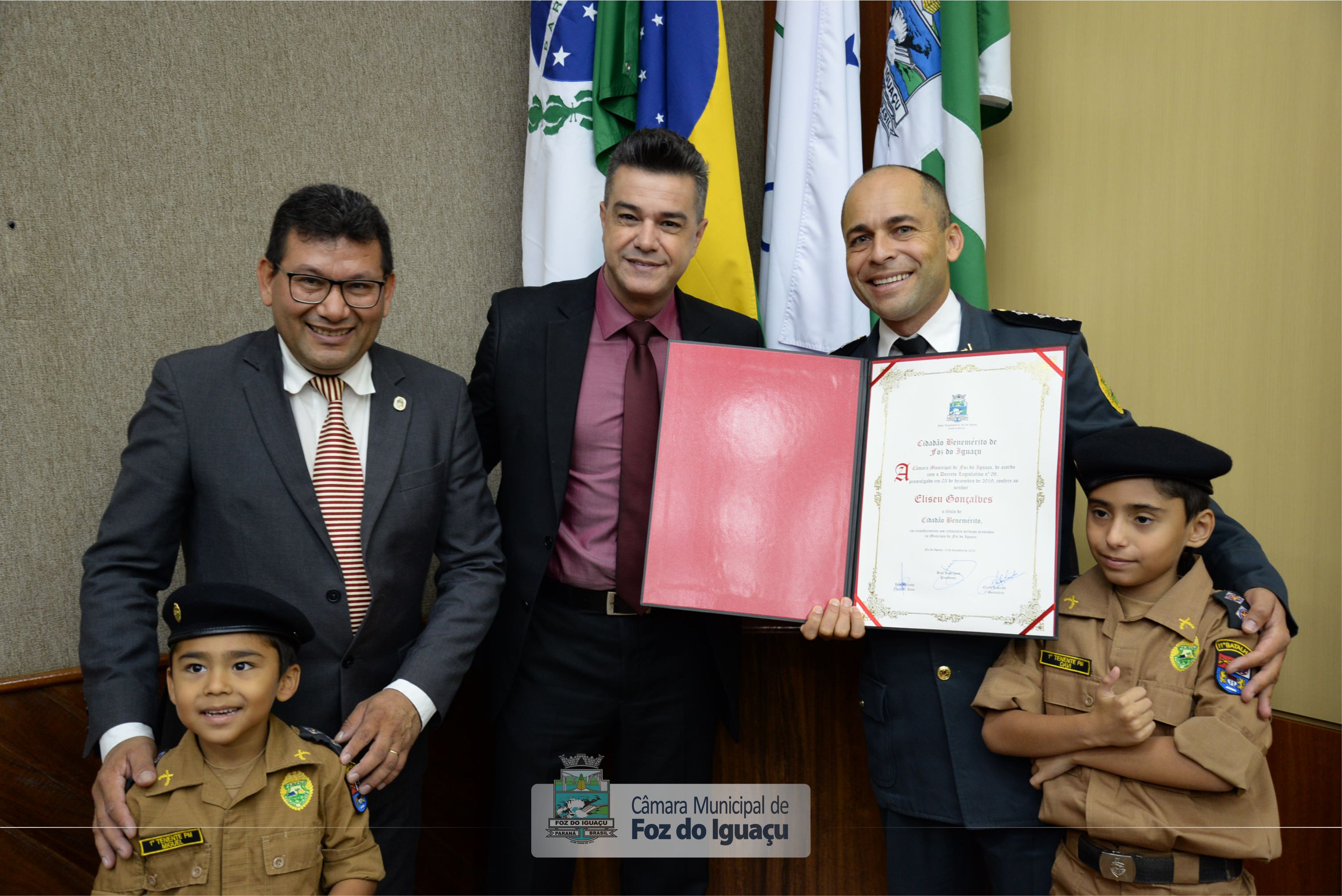 Título de Cidadão Benemérito ao Capitão Eliseu Gonçalves - 13-12-2019