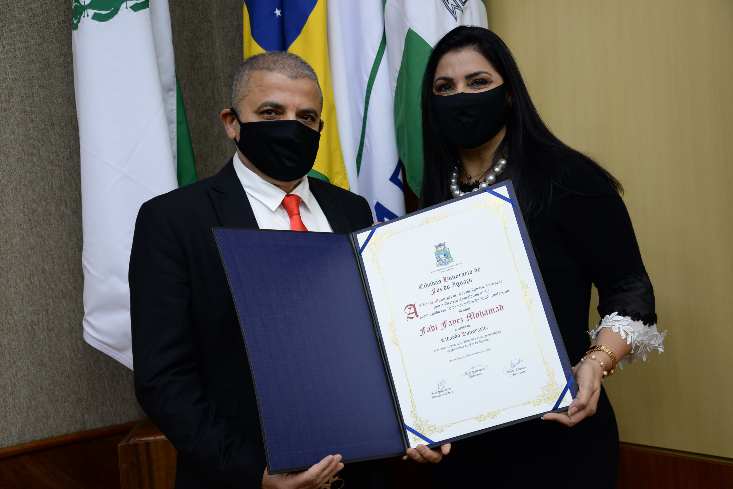 Título de Cidadão Honorário a Fadi Fayez Mohamad-09/12/2020