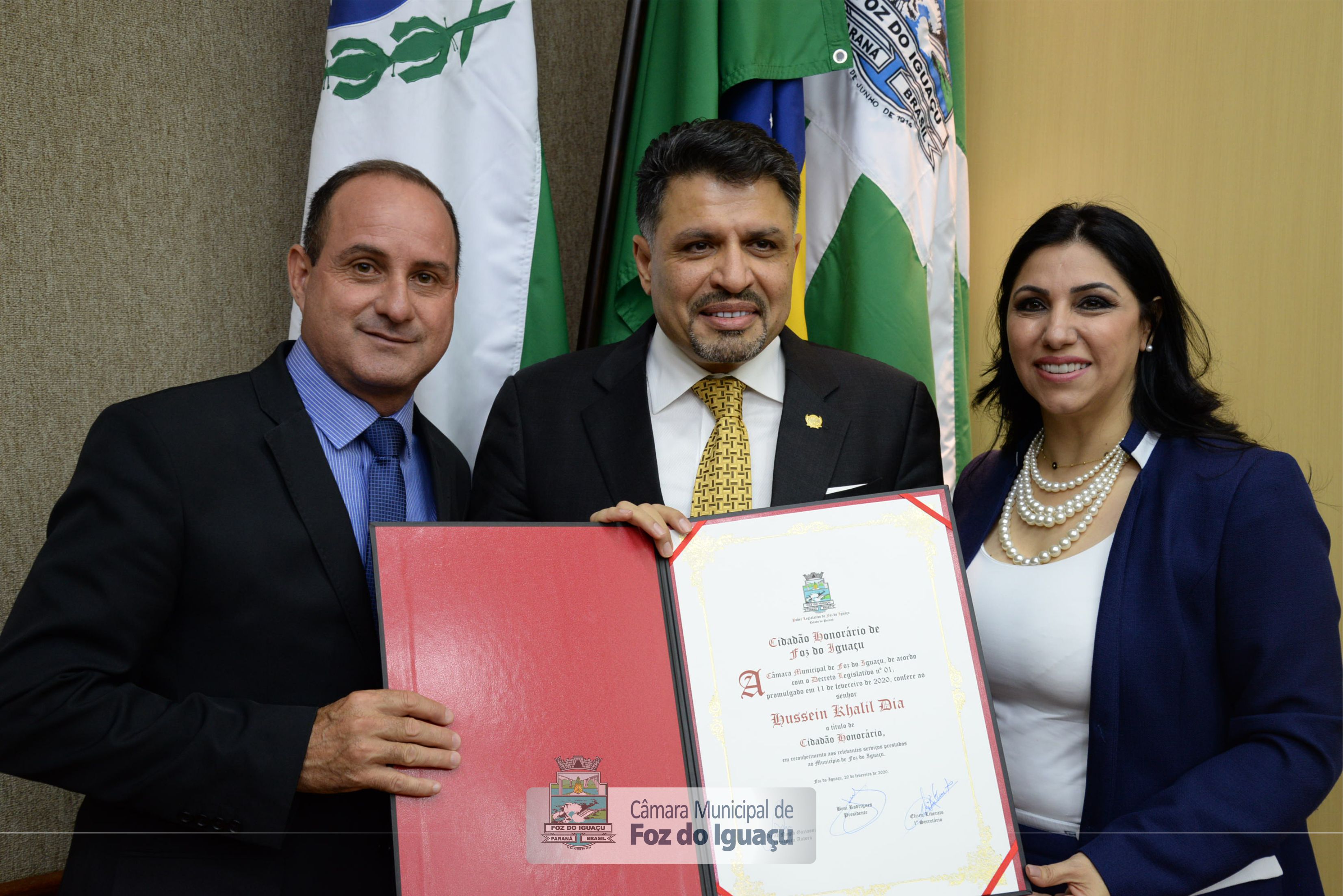 Título de Cidadão Honorário ao Sr Hussein Dia - 20/02/2020