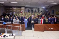 9° Grupamento de Bombeiros recebe homenagem na Câmara de Foz do Iguaçu