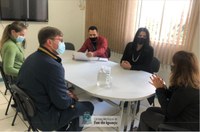 Anice participa de reunião com funcionários da Infraero e Secretária Saúde Rosa Jeronymo para planejamento de vacinação