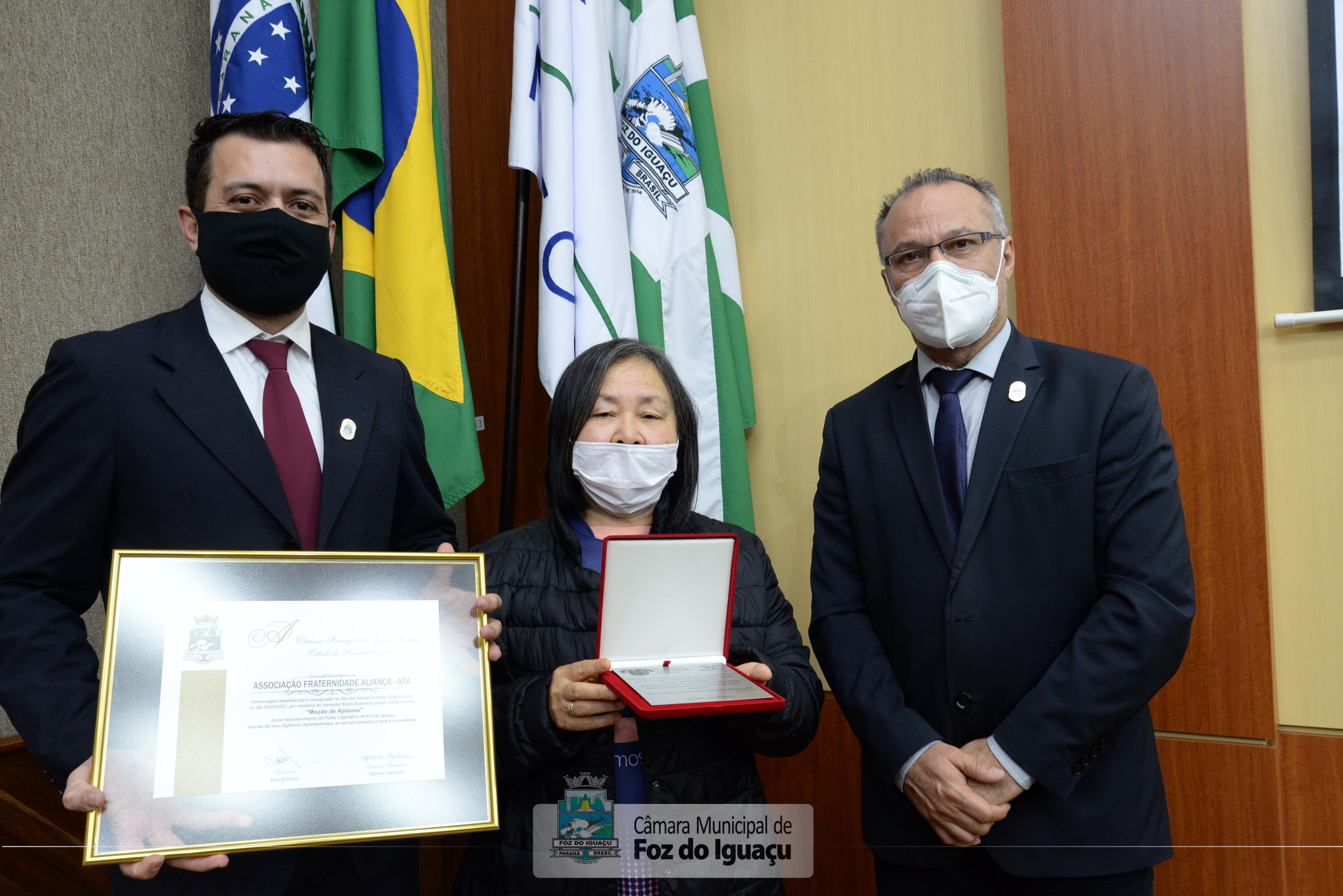 Associação Fraternidade Aliança recebe honraria da Casa de Leis 