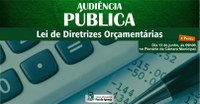 Audiência pública irá debater metas para o orçamento municipal de 2019