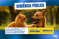 Audiência pública vai debater mudanças no Estatuto de Proteção Animal