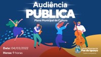 Audiência Pública vai discutir plano municipal e leis de incentivo à cultura em Foz