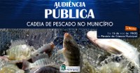 Cadeia do pescado será tema de audiência pública na Câmara Municipal