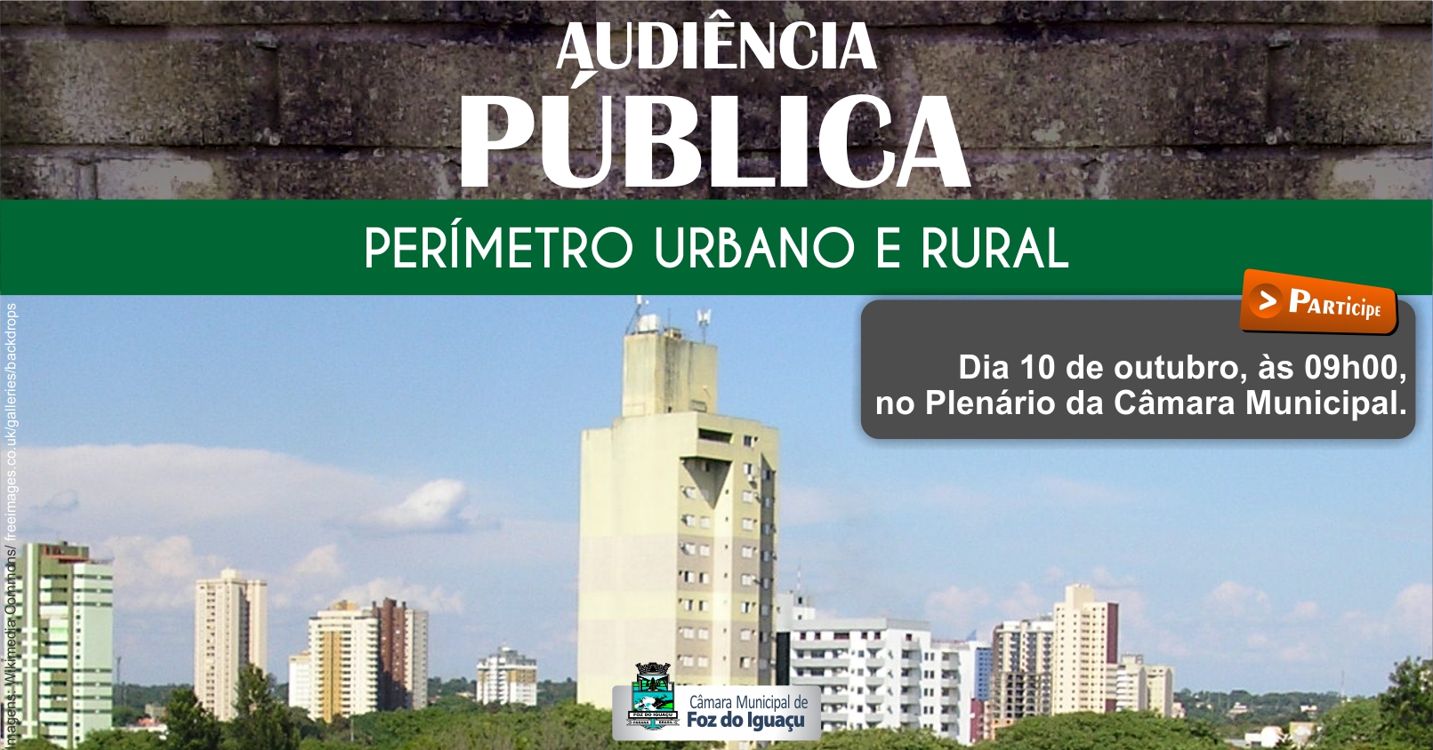 Câmara chama população para discutir projeto de delimitação do perímetro urbano e rural