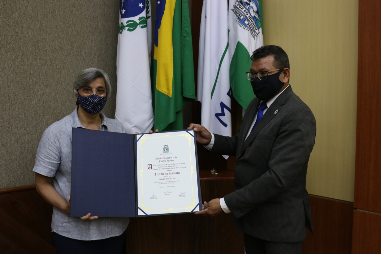 Câmara concede Título de Cidadã Honorária de Foz à Irmã Filomena 