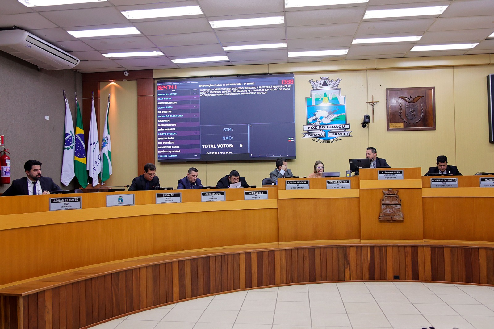 Câmara de Foz aprova projetos que viabilizam ajuda ao Rio Grande do Sul
