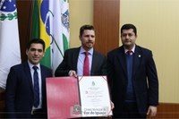 Câmara de Foz congratula Mozart Fuchs com Título de Cidadão Benemérito de Foz