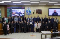 Câmara de Foz entrega Moção de Aplauso à Igreja de Nosso Senhor Jesus Cristo