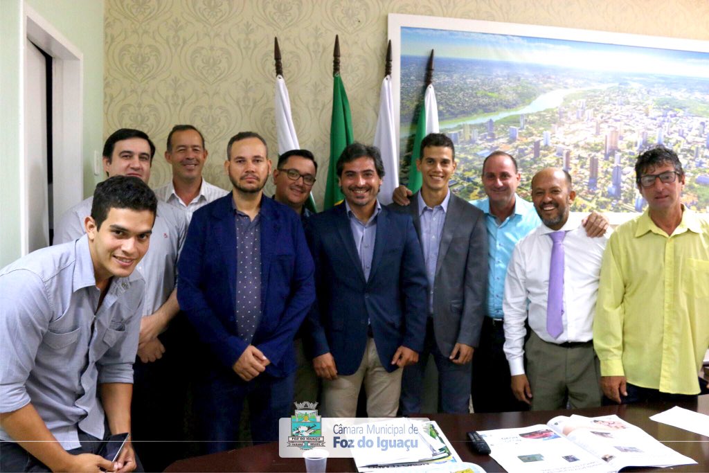 Câmara de Foz recebe visita de candidatos a Prefeito de Porto Iguaçu
